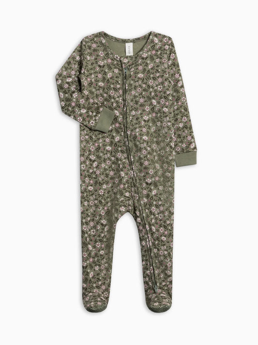 Peyton Zipper Sleeper in Kelsey Floral