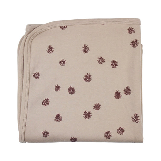 Pinecone Organic Cotton Blanket