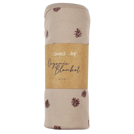 Pinecone Organic Cotton Blanket