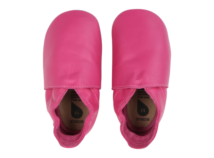 Simple Pink Soft Sole Shoes