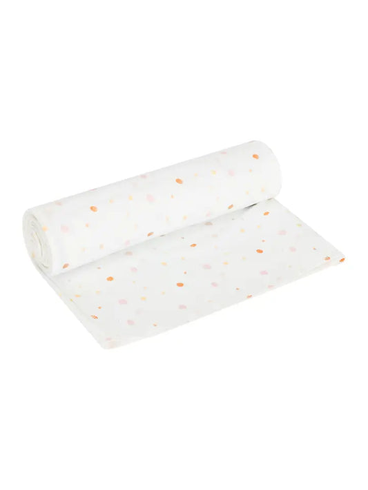 Pink Dots Organic Cotton Swaddle Blanket