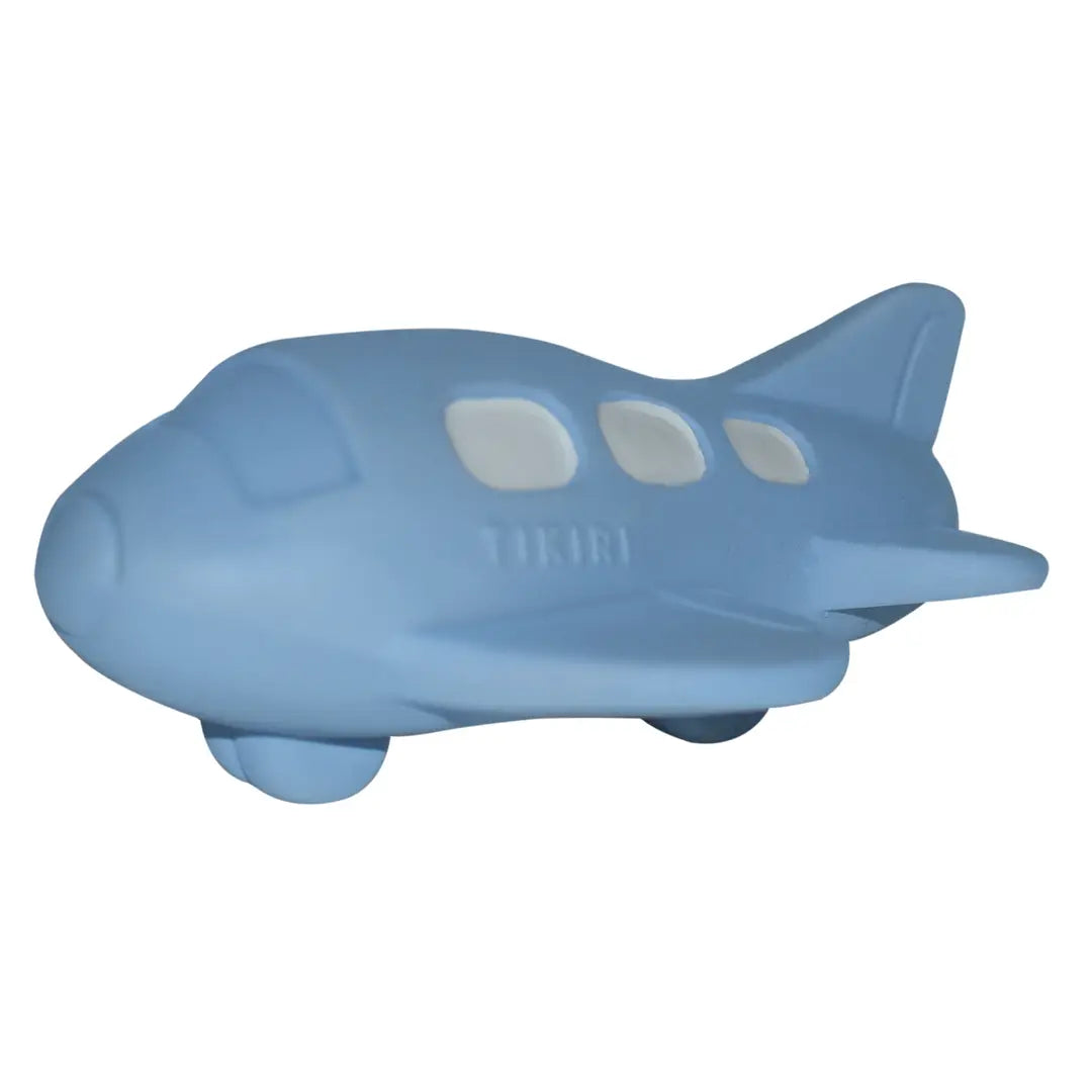 Plane Organic Natural Rubber Teether & Rattle