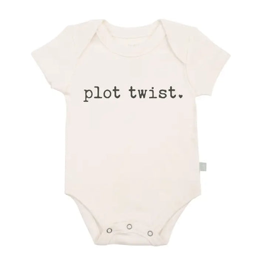 Plot Twist Organic Graphic Bodysuit