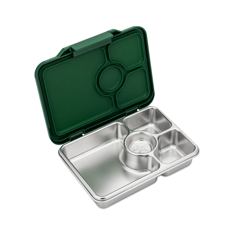 Yumbox Prêtステンレススチール 弁当箱 緑pomme green YumBox Pret Stainless Steel Dublin Green – STORK Organic Baby