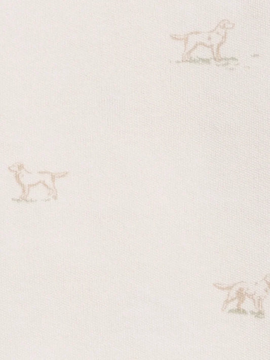 Muslin Swaddle Blanket in Field Dog Print