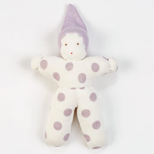 Organic Cotton Purple Dot Baby