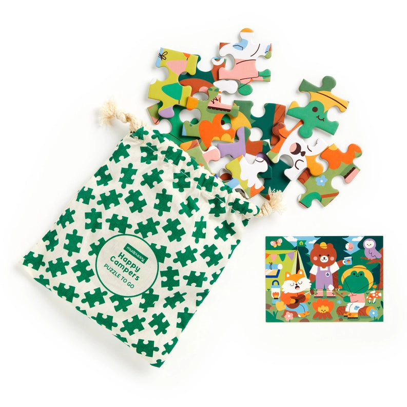 Puzzle To Go Happy Campers