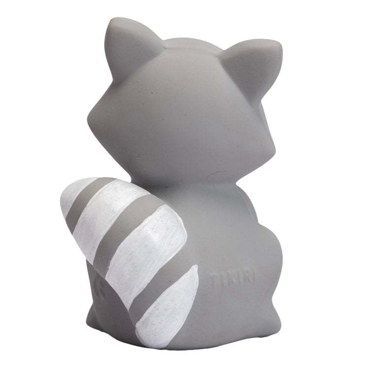 Raccoon Organic Natural Rubber Teether & Rattle