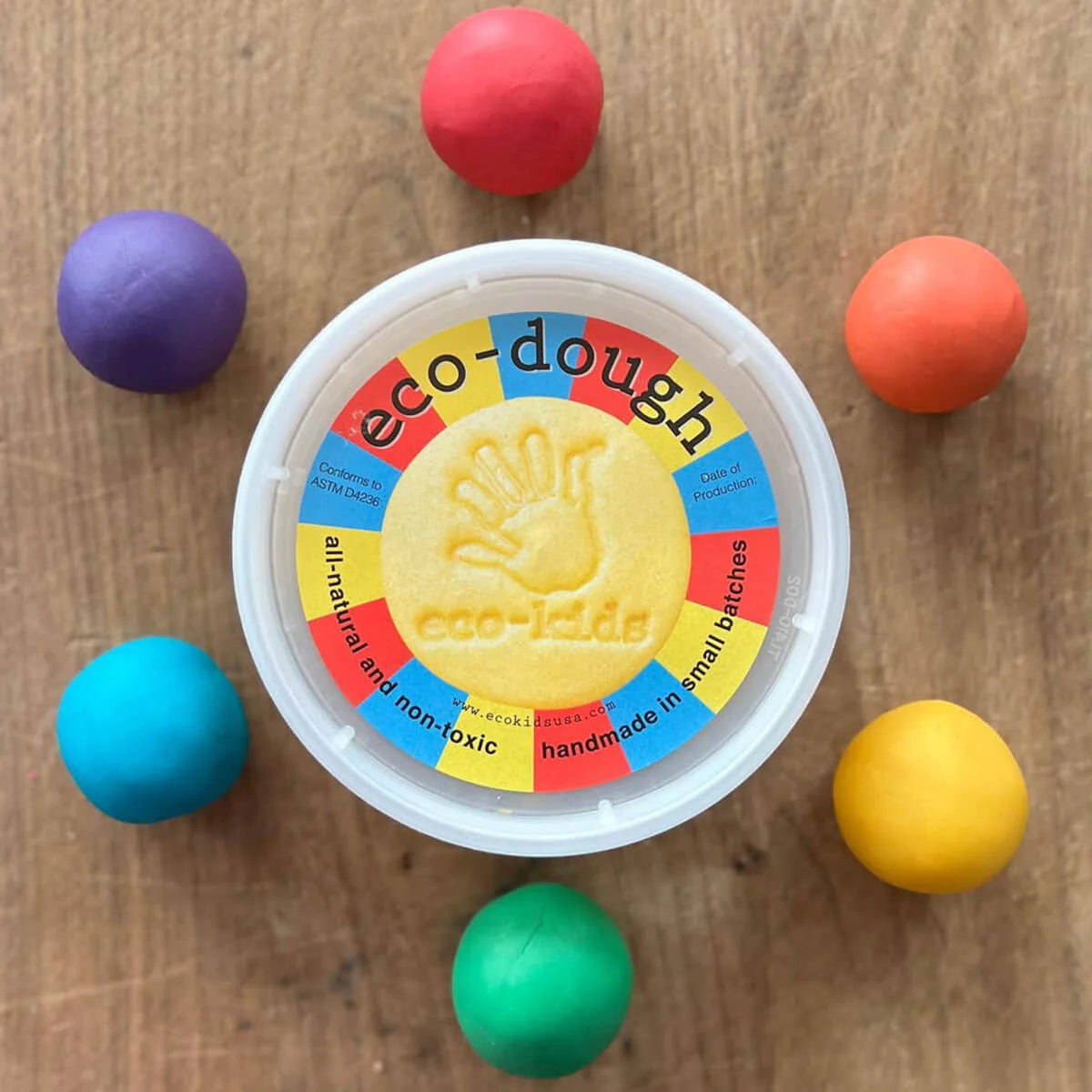 Eco Dough Singles Primary Colors