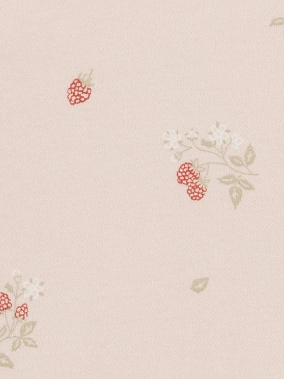 Peyton Zipper Sleeper in Raspberries