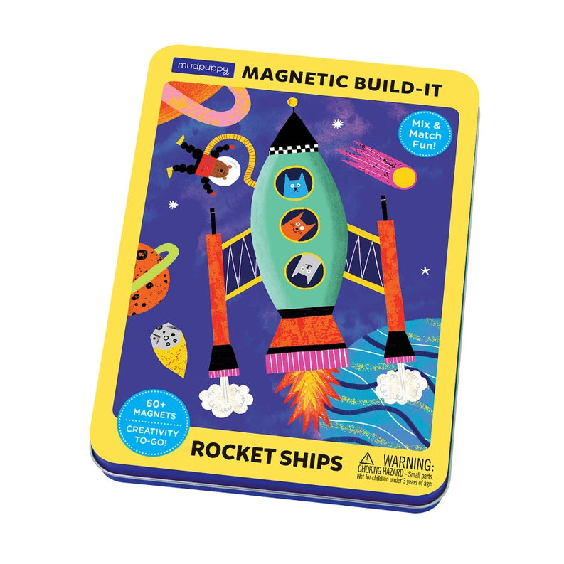 Rocket Ships Magnetic Play Set