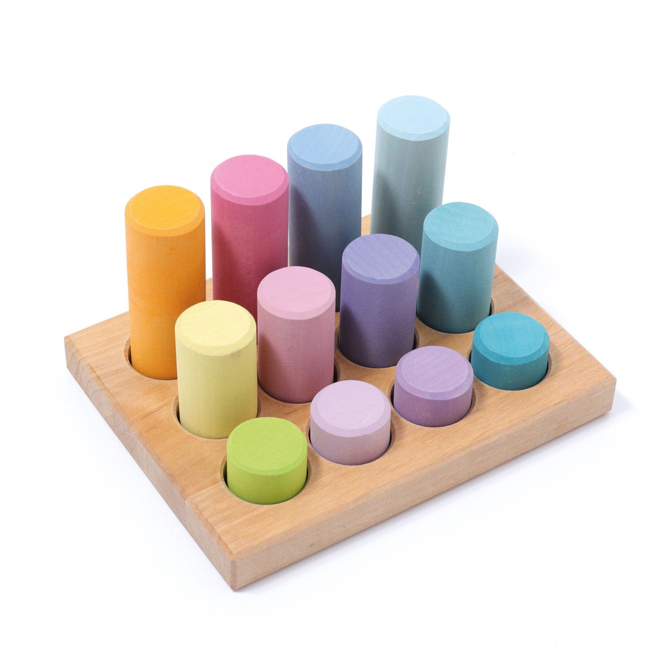 Small Pastel Rollers Stacking Game