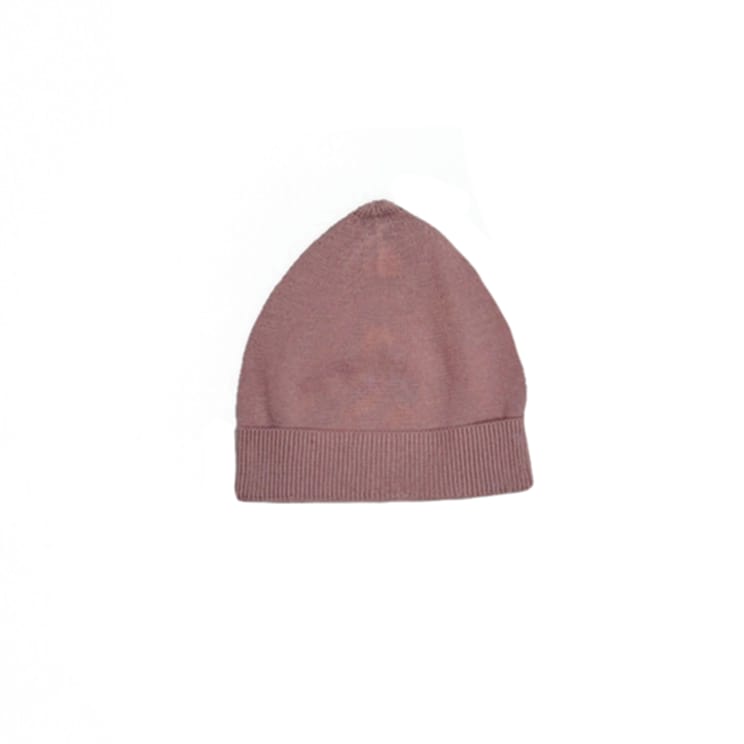 Vintage Rose Sweater Knit Beanie Hat