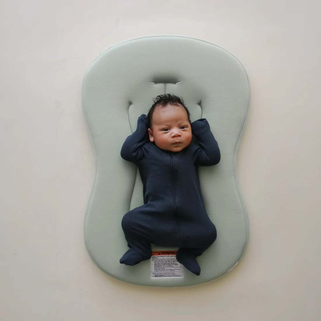 Snuggle Me Organic Infant Lounger Curve in Sage