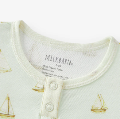 Sailboat Melody Organic Cotton Shortall