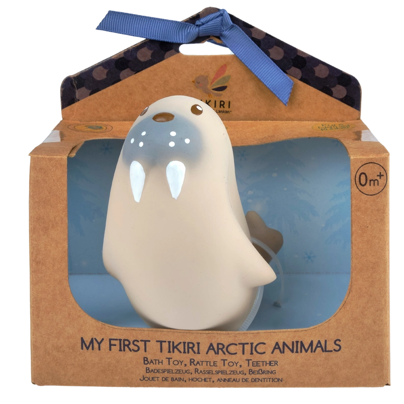 Sea Lion Organic Natural Rubber Teether & Rattle