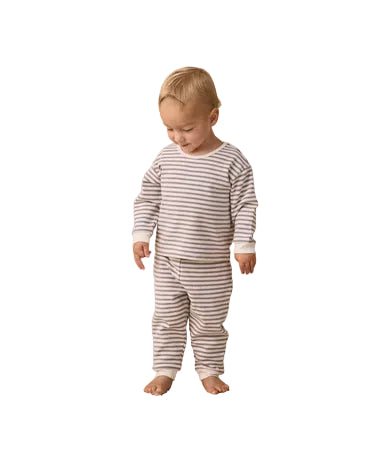 Slate Stripe Cozy Set