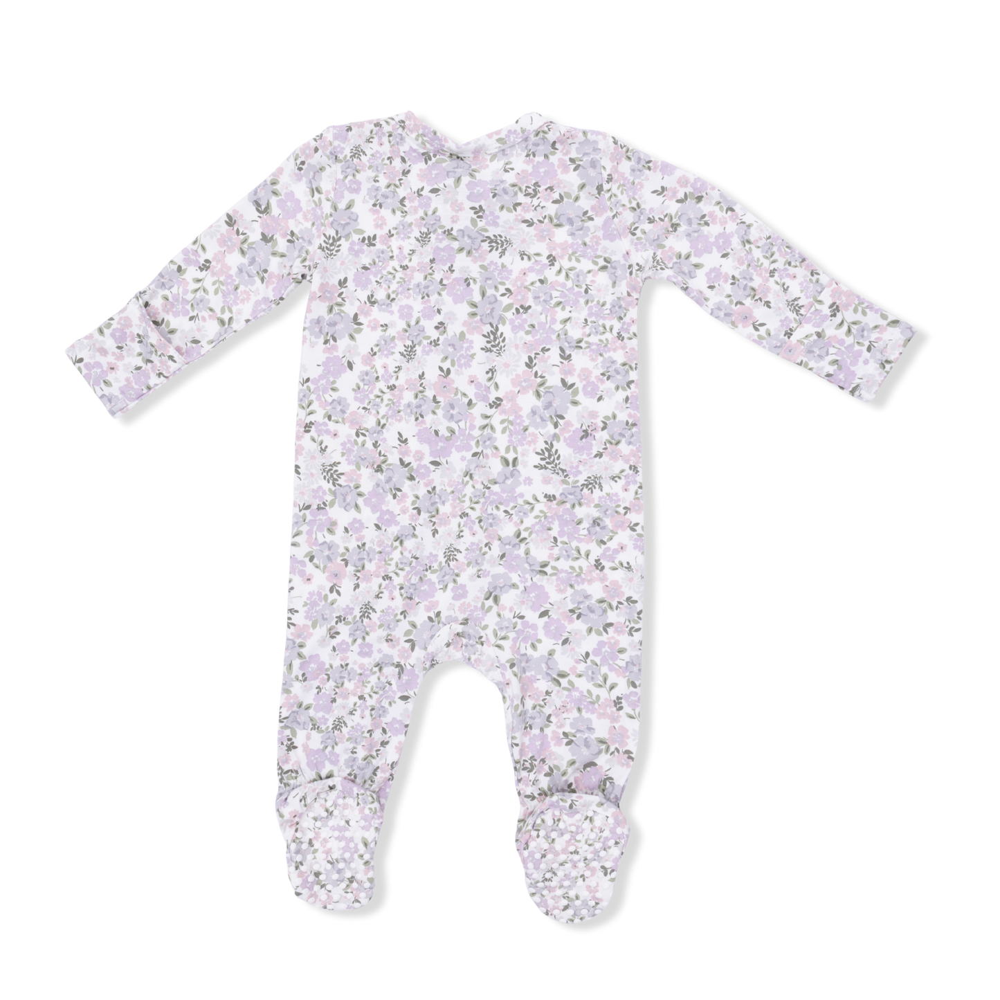 2-Way Bamboo Zipper Footie in Shannon Floral