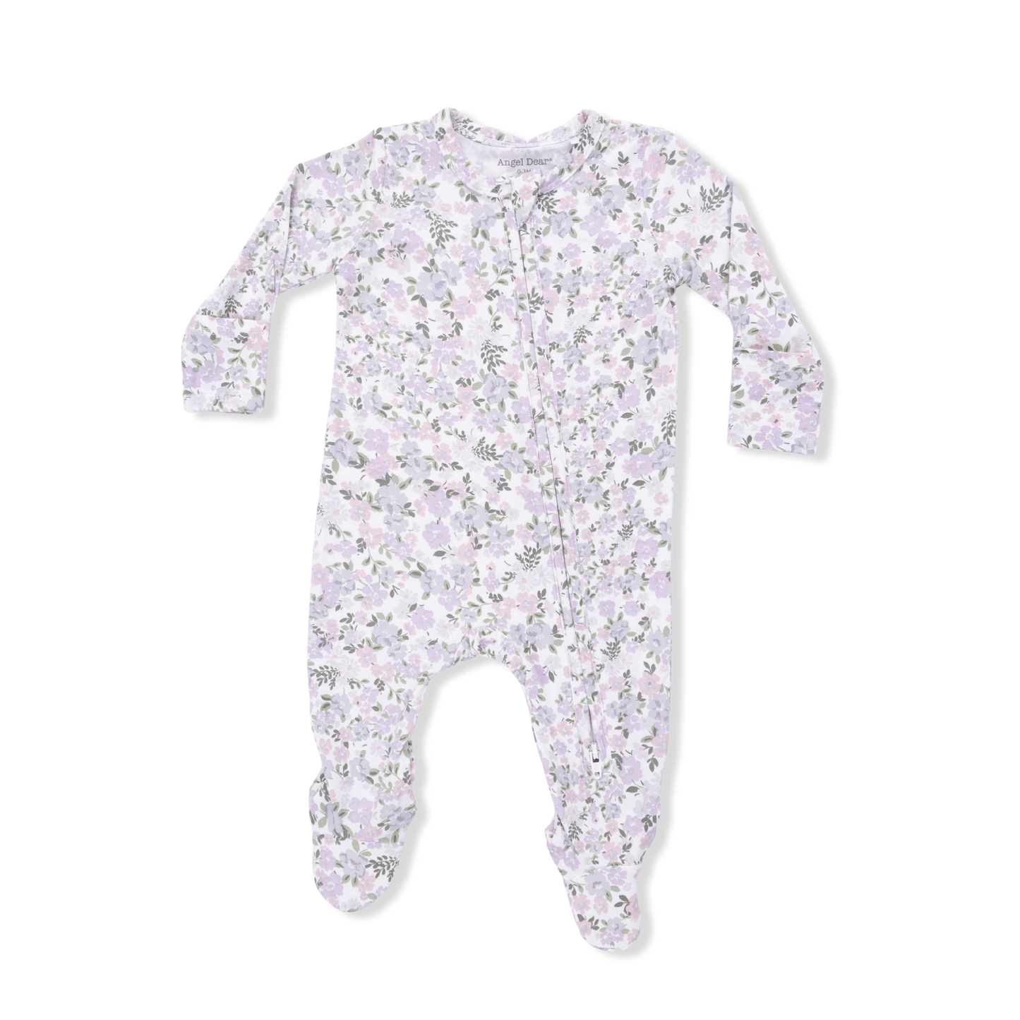 2-Way Bamboo Zipper Footie in Shannon Floral