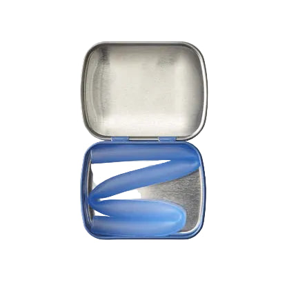 Reusable Silicone Straw in Tin