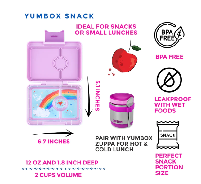 Yumbox Snack Size Lulu Purple