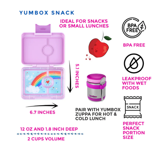 Yumbox Snack Size Lulu Purple