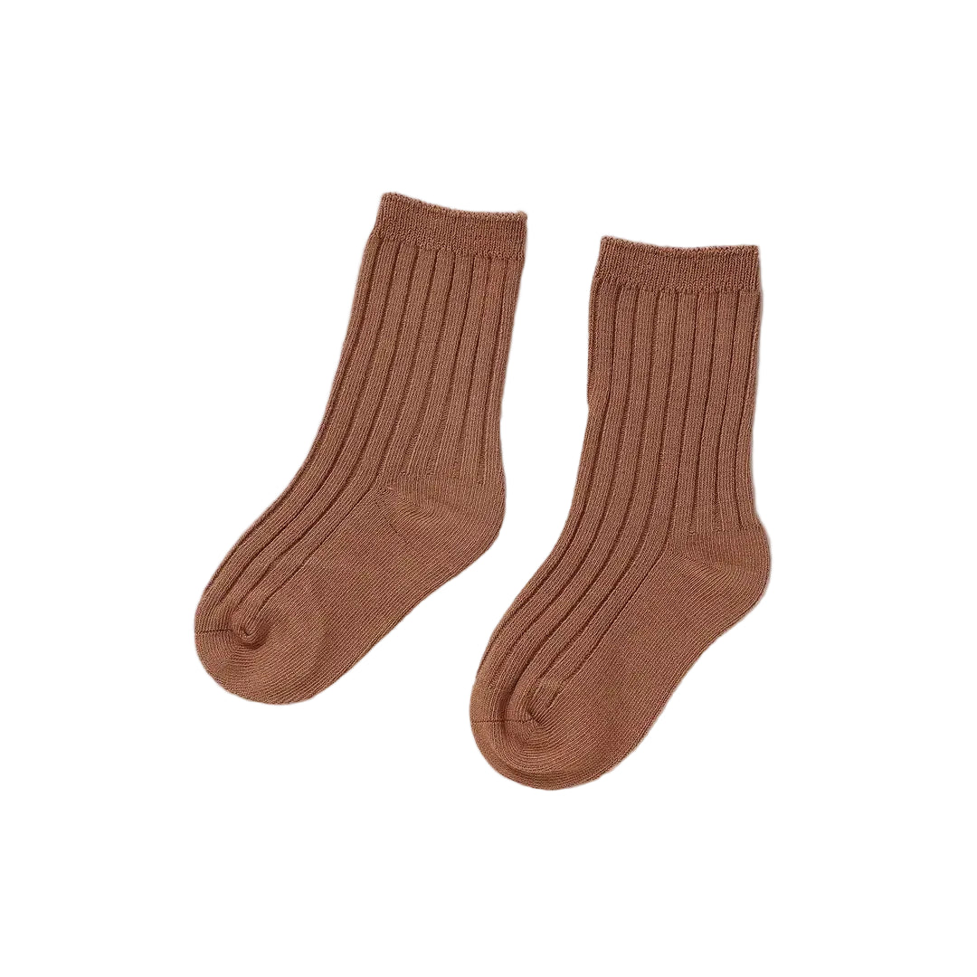 Rust Organic Cotton Baby/Toddler Socks