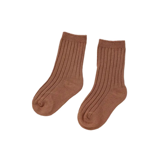 Rust Organic Cotton Baby/Toddler Socks