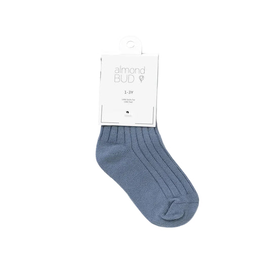 Slate Blue Organic Cotton Baby/Toddler Socks