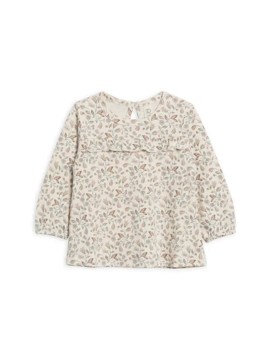 Sorren Ruffle Long Sleeve Top -Yuma Floral