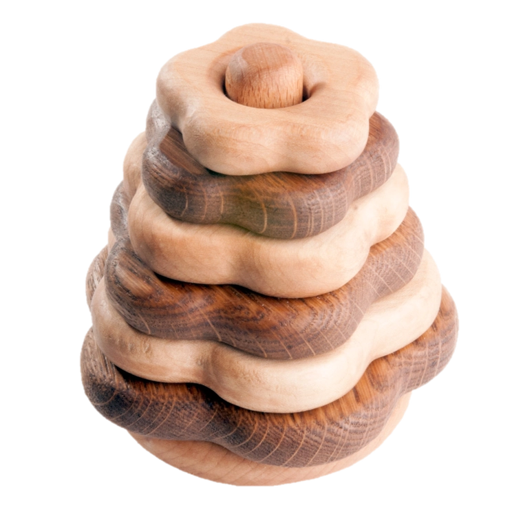 Wooden Stacking Flowers