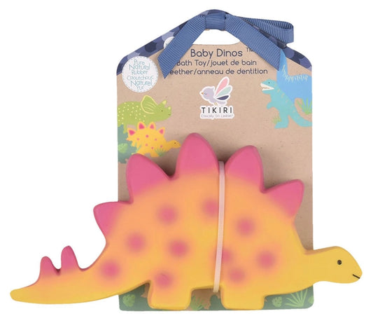 Stegosaurus Organic Rubber Toy