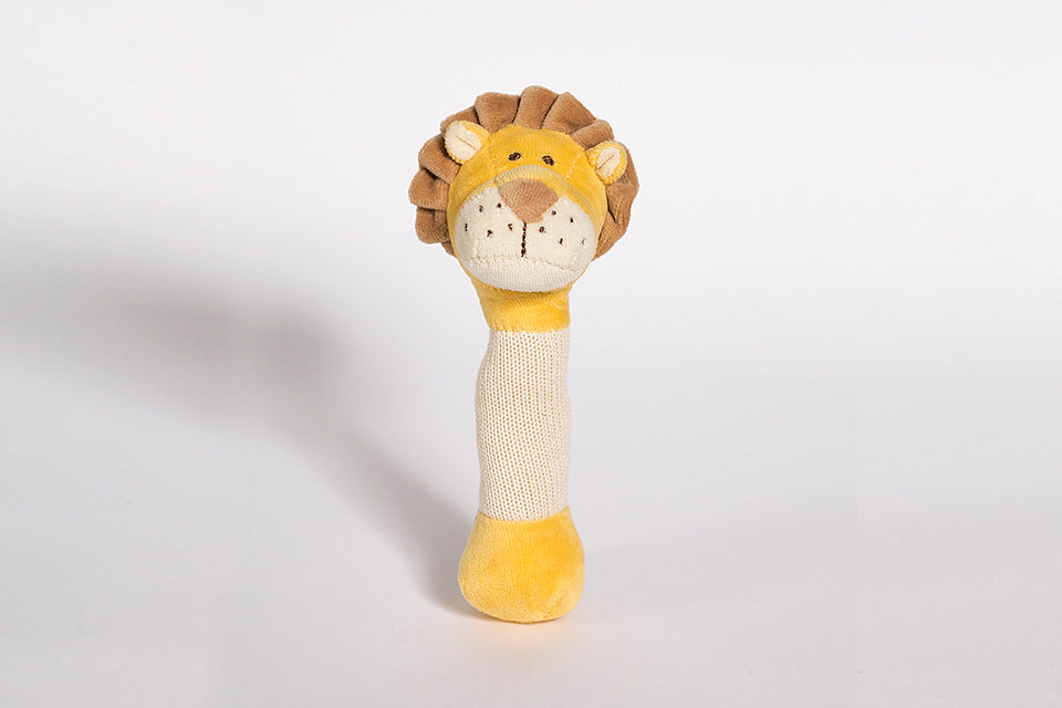 Lion Grasping Rattle