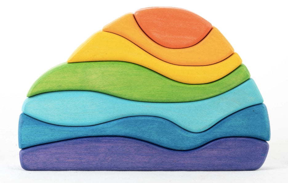 Wooden Waves Stacker