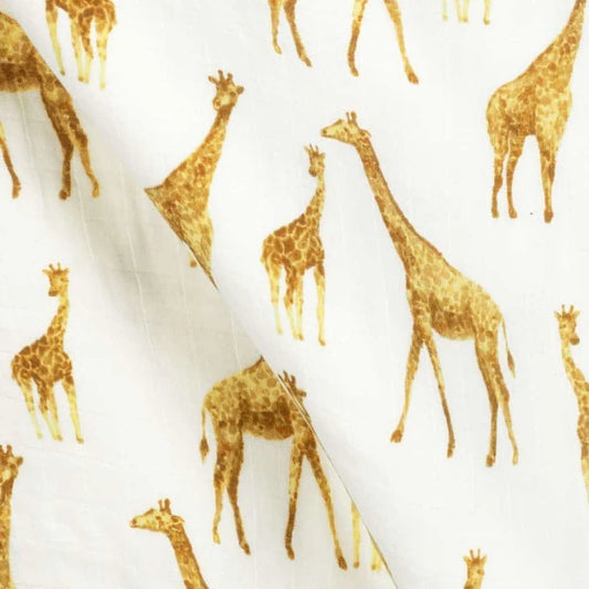 Giraffe Bamboo Muslin Swaddle Blanket