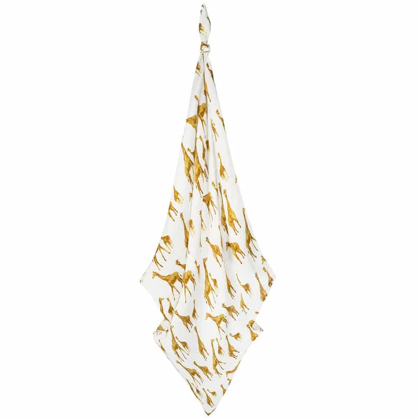 Giraffe Bamboo Muslin Swaddle Blanket