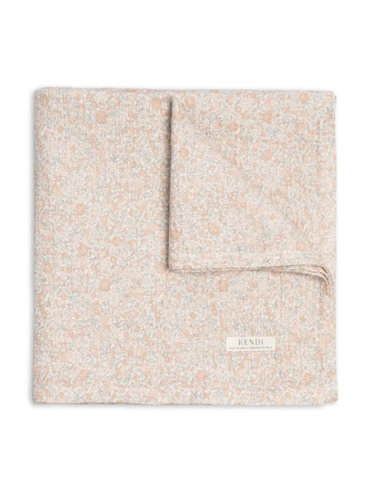 Muslin Swaddle Blanket in Belmont Floral