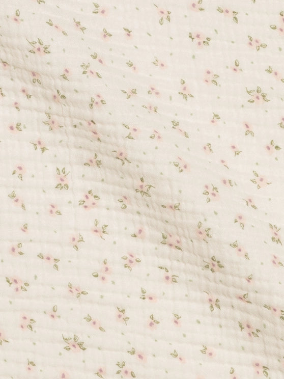 Muslin Swaddle Blanket in Camellia Floral