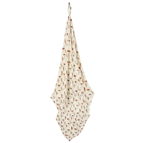 Owl Bamboo Muslin Swaddle Blanket