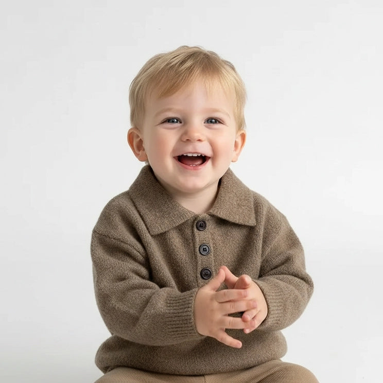 Organic Cotton Collared Sweater