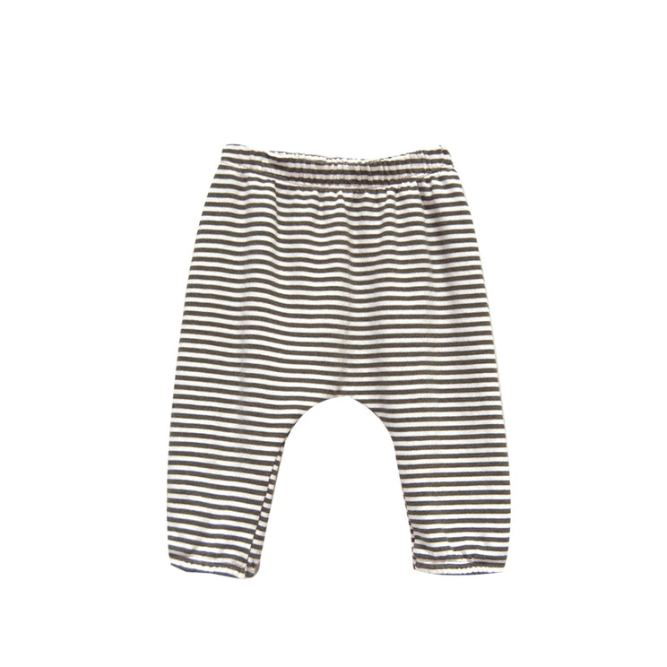 French Terry Baby Pant- Stripe