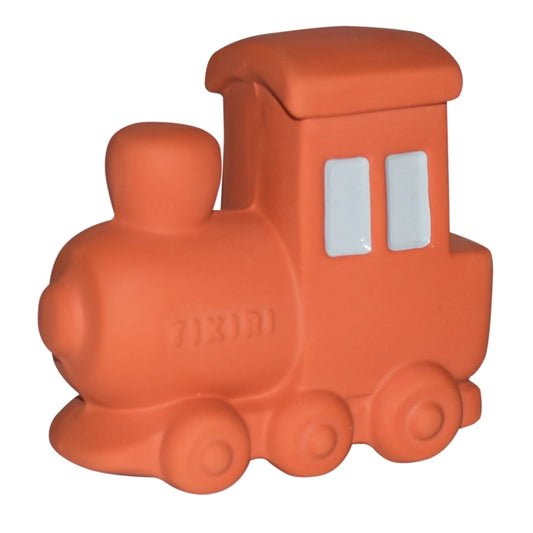 Train Organic Natural Rubber Teether & Rattle