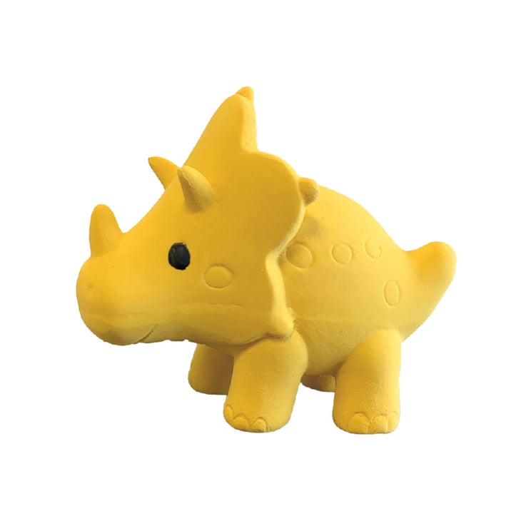 Triceratops Natural Rubber Bath Toy