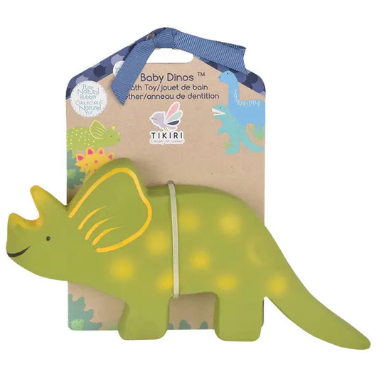 Triceratops Organic Rubber Toy
