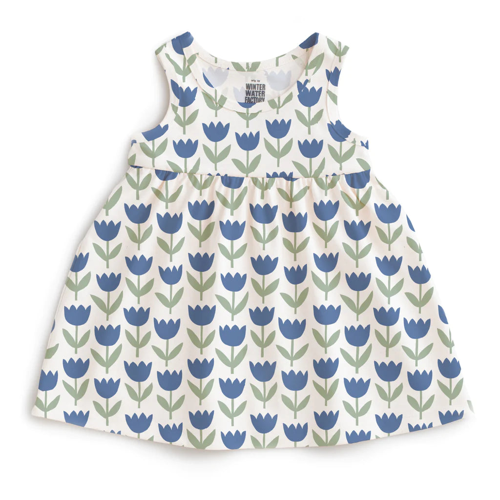 Tulip Print Alna Baby Dress