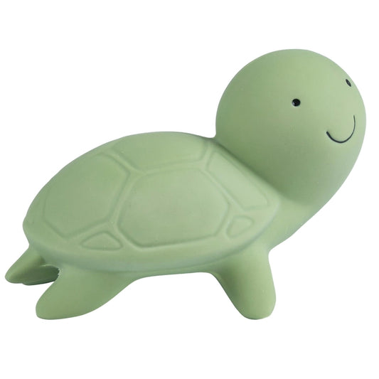 Turtle Organic Natural Rubber Teether & Rattle