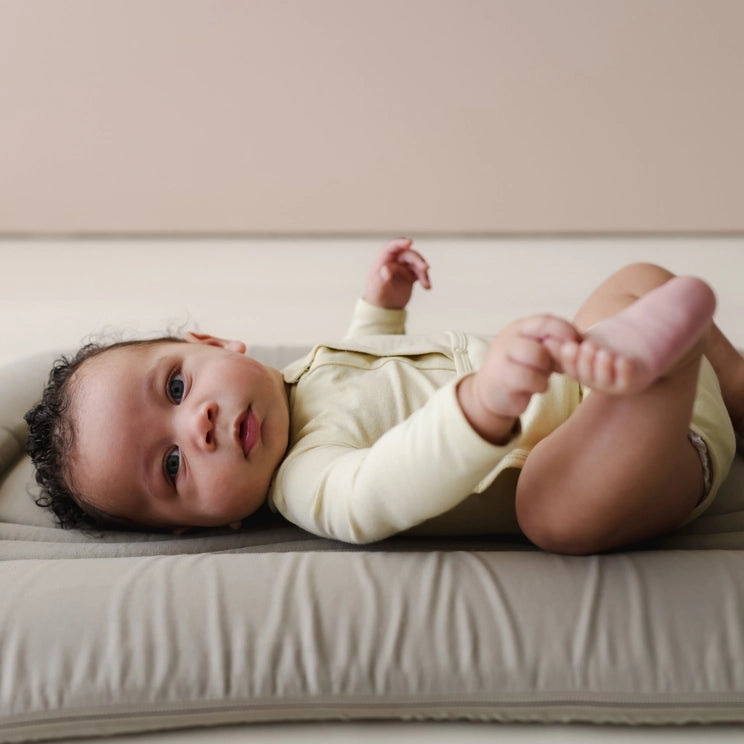 Birch Snuggle Me Organic Infant Lounger Wave