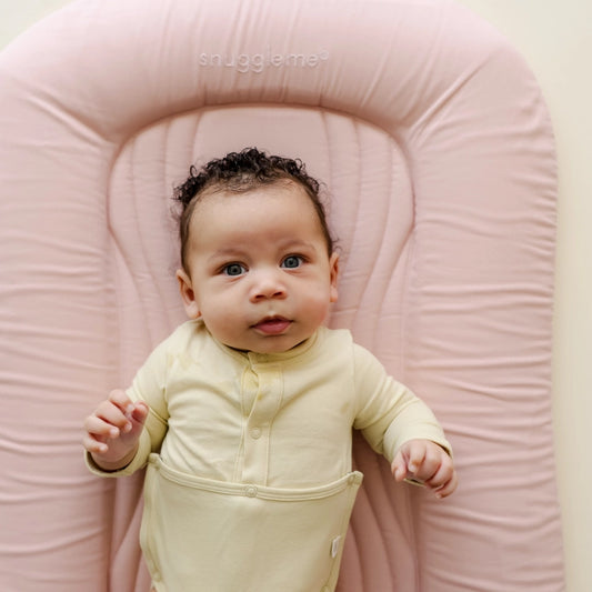 Petal Snuggle Me Organic Infant Lounger Wave