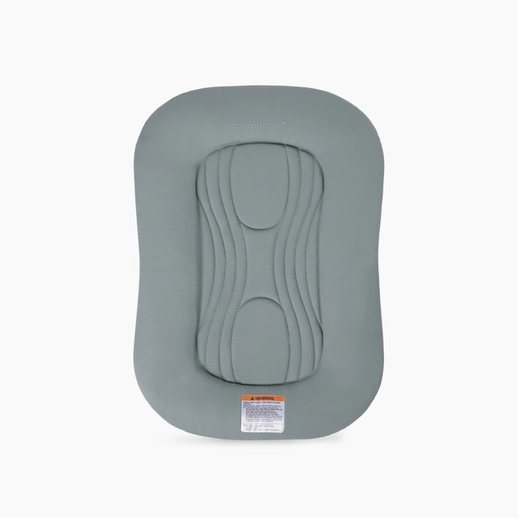Slate Snuggle Me Organic Infant Lounger Wave