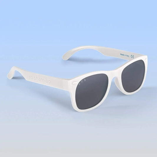 Ice Ice Baby White Polarized Sunglasses